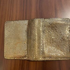 Gold Lame Wallet with coin purse